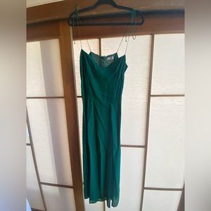 Reformation green mid/long dress